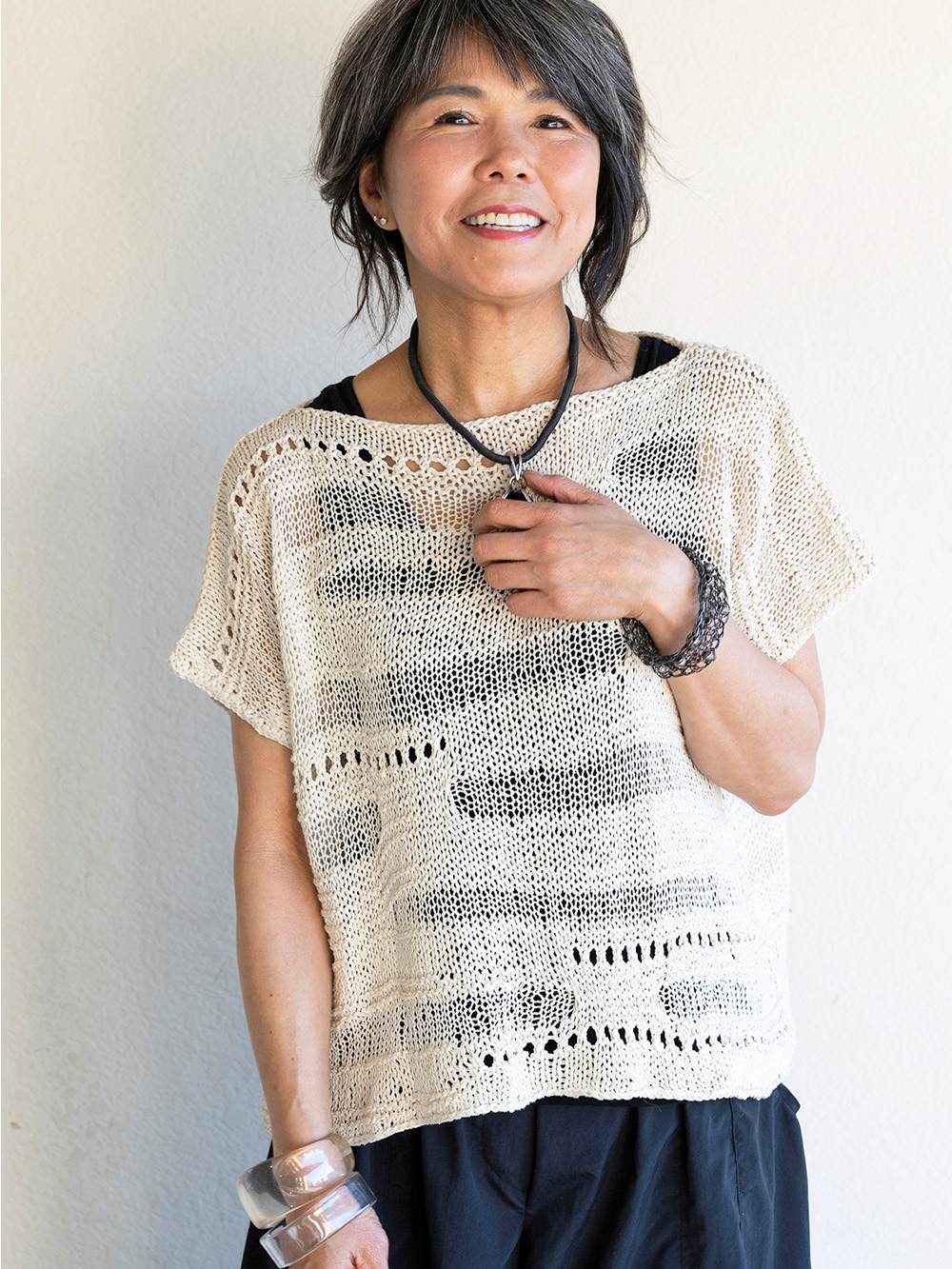 Doodles Textured Pullover Knitting Pattern – DanDoh